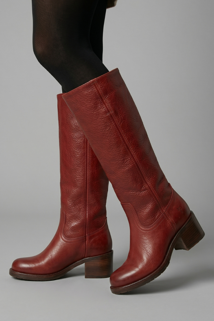 Stefanie | Bottes à talon bloc hauteur mollet pour femmes