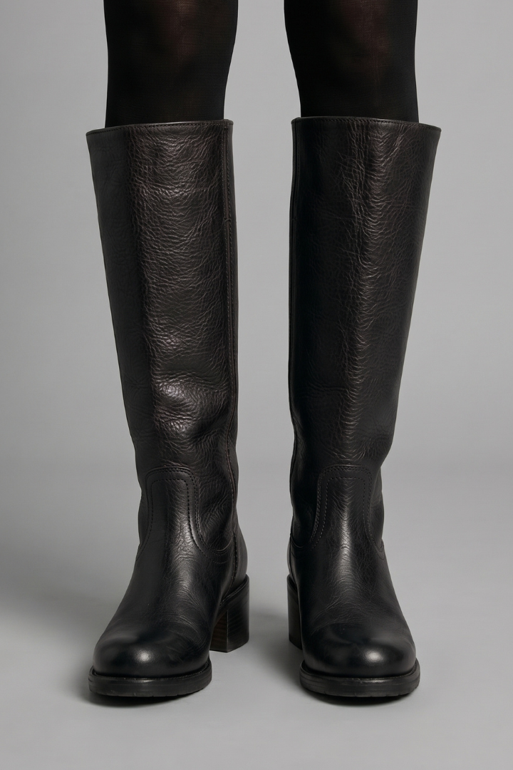 Stefanie | Bottes à talon bloc hauteur mollet pour femmes