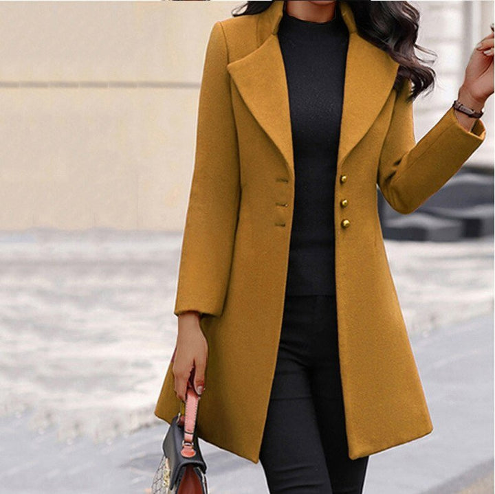 Trench-coat Femme Élégant | Ajusté Classique Long