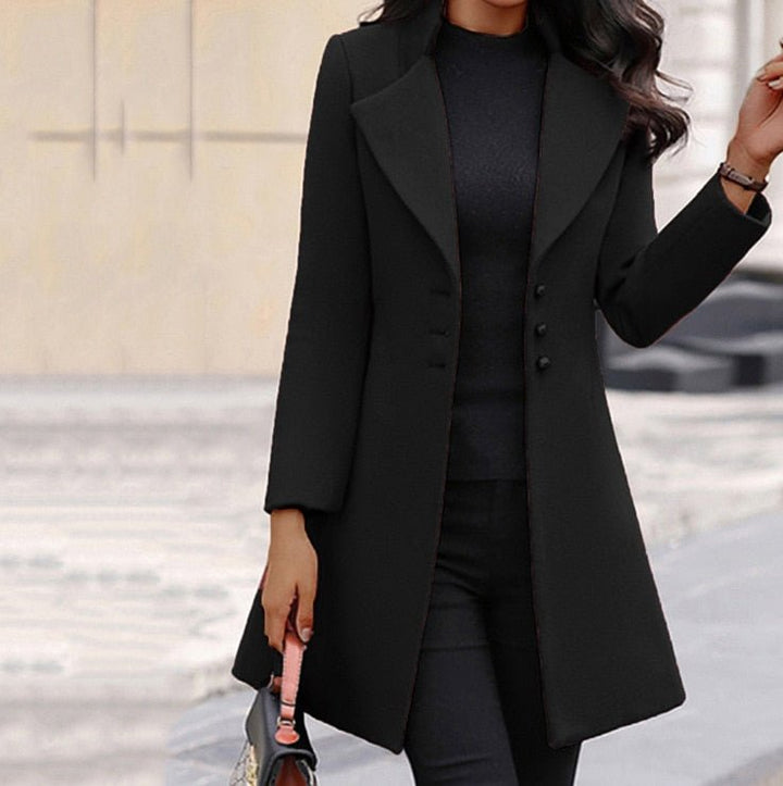 Trench-coat Femme Élégant | Ajusté Classique Long