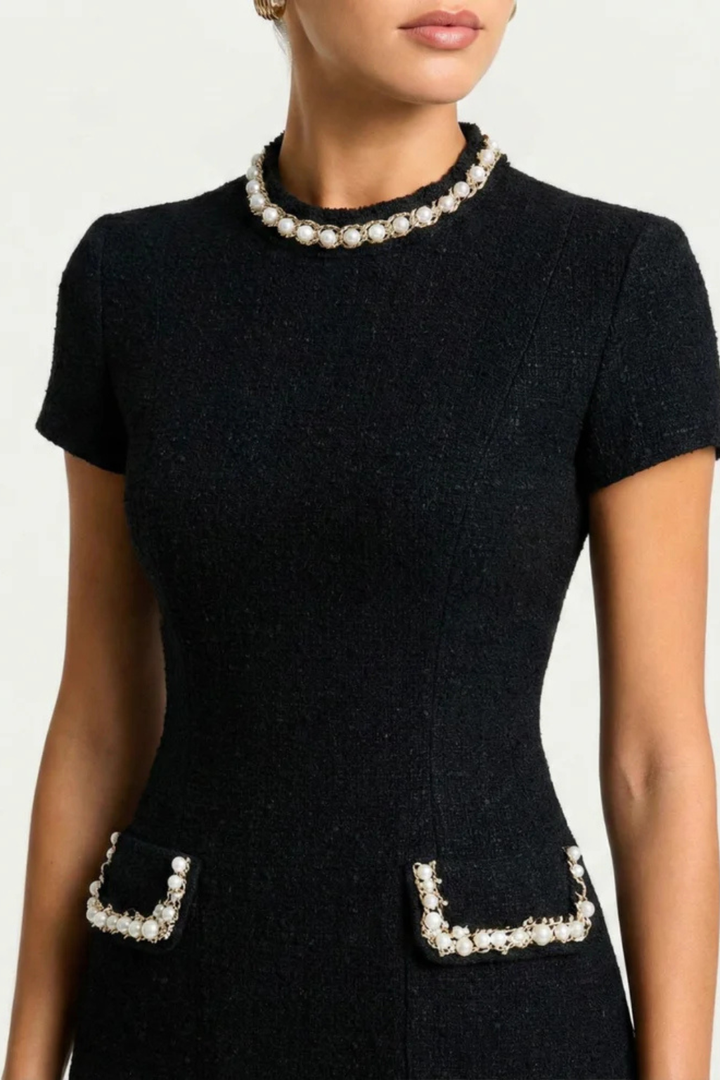 Thea | Robe Minijupe avec Perles pour Femmes