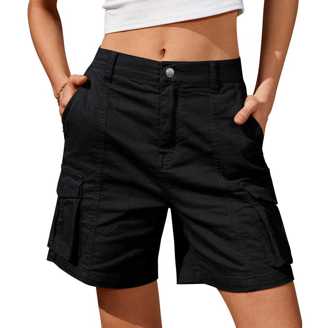 Tilda | Shorts Cargo Femme avec Poches Cargo Coupe Relaxed