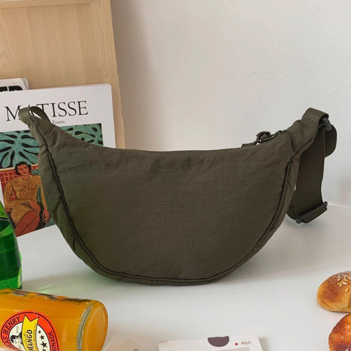 Sac à bandoulière en forme de croissant tendance pour femmes | Moderne