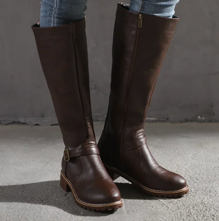 Oda | Bottes orthopédiques décontractées pour femmes à hauteur de genou