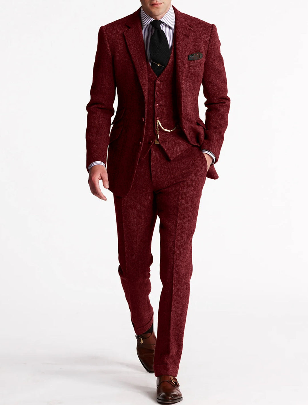 Costume Classique pour Homme Invité de Mariage | Trois Pièces