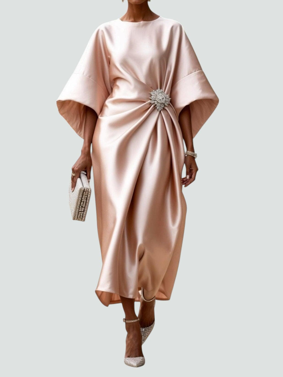Ute | Robe de soirée élégante à manches larges pour femmes