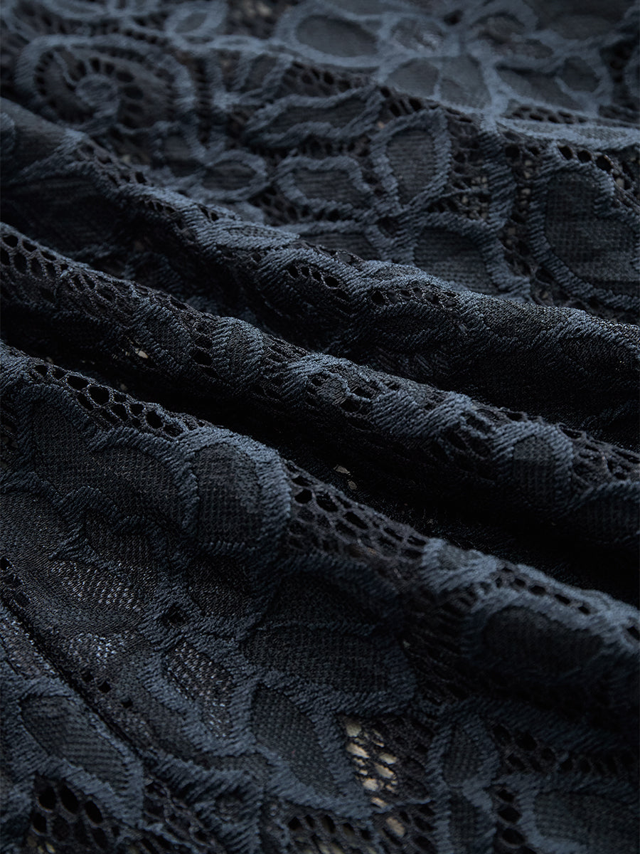 Valentina | Robe Midi Sans Manches en Dentelle pour Femmes