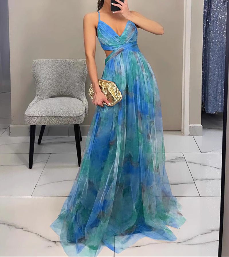 Valeria | Robe Maxi Femme Florale Élégante Fluide