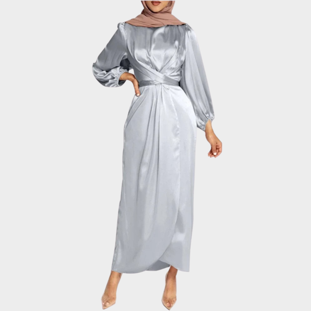 Vanessa - Robe de soirée longue pour femmes avec des manches longues élégantes