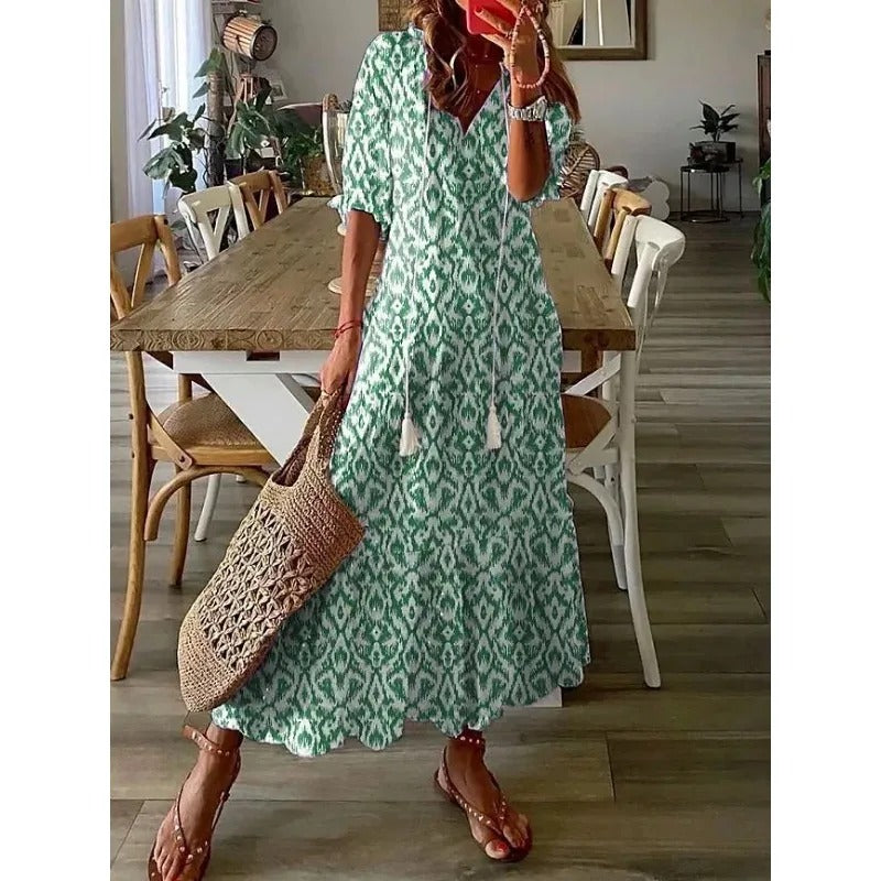 Robe Maxi à Fleurs