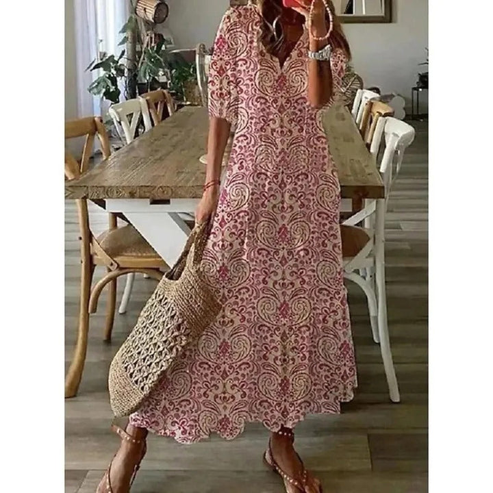 Robe Maxi à Fleurs