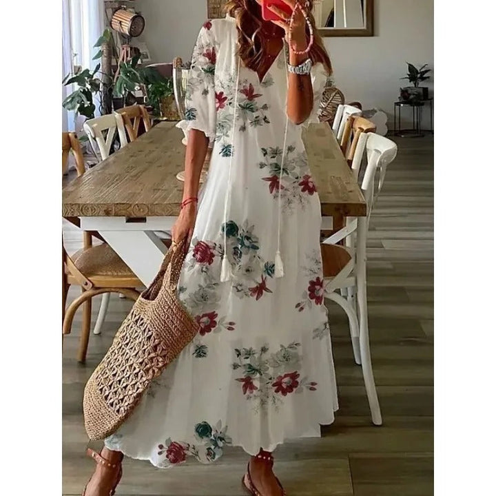 Robe Maxi à Fleurs
