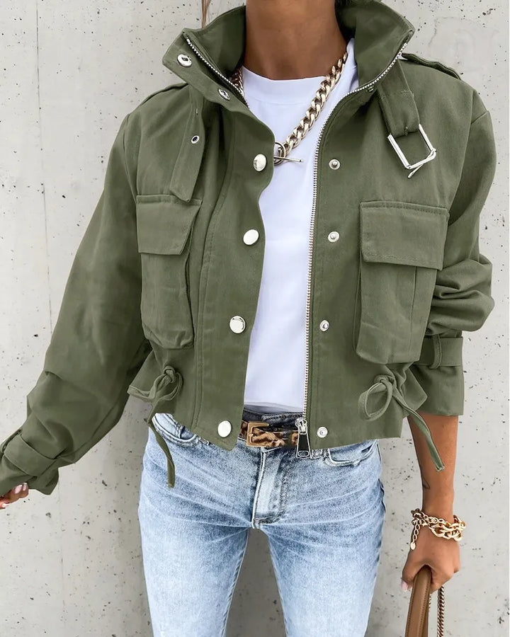 Veste Crop Top Femme