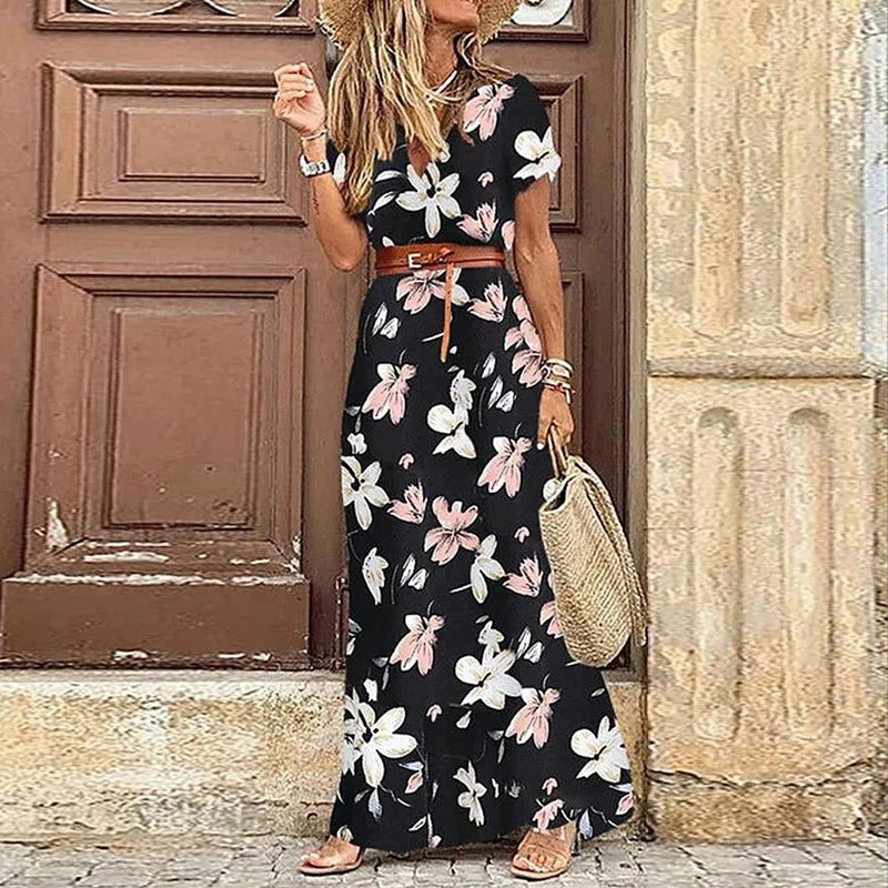 Karin™ | Robe élégante style Ibiza - Comprend une ceinture