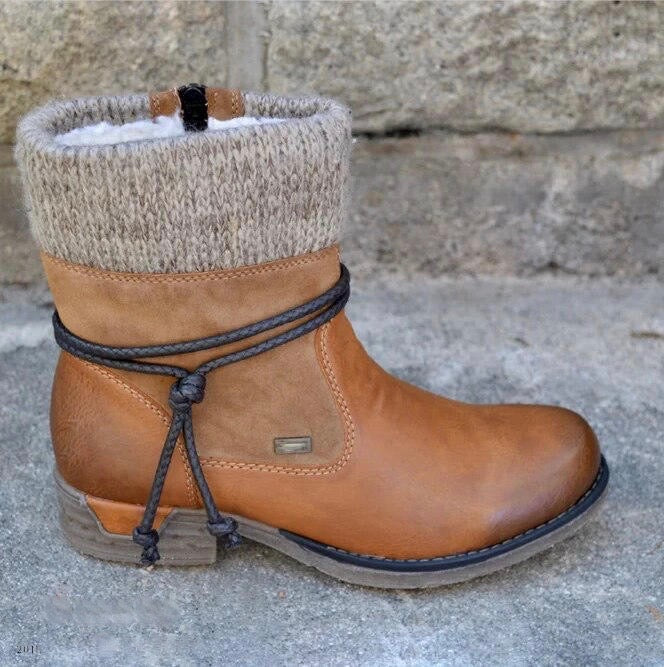 Bottines en cuir élégantes, confortables et durables pour femmes
