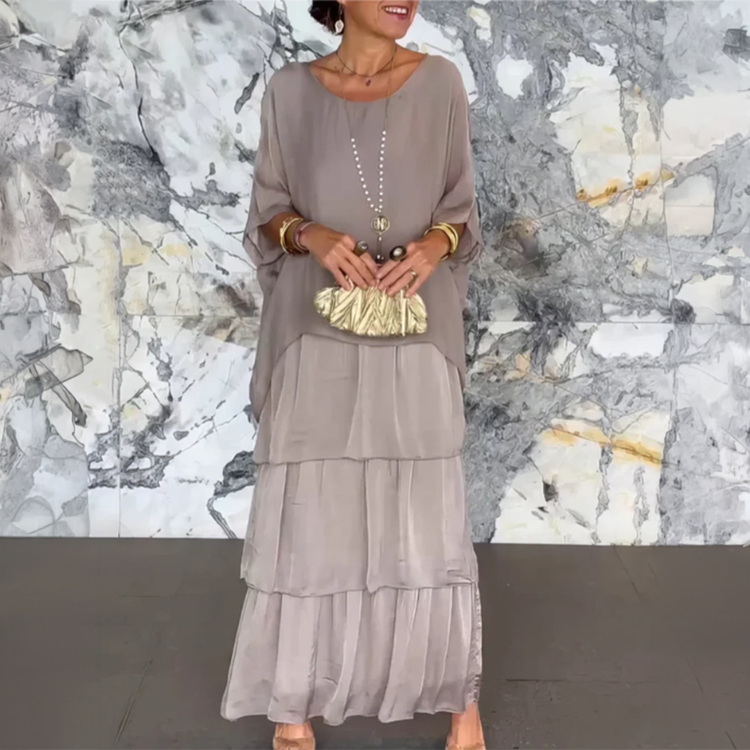 Lara | Robe maxi fluide élégante
