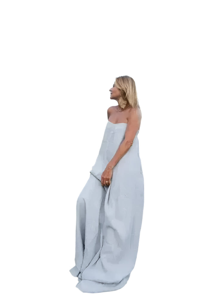 Robe Maxi Sans Manches BreezeFlow – Robe d'été moderne à coupe décontractée