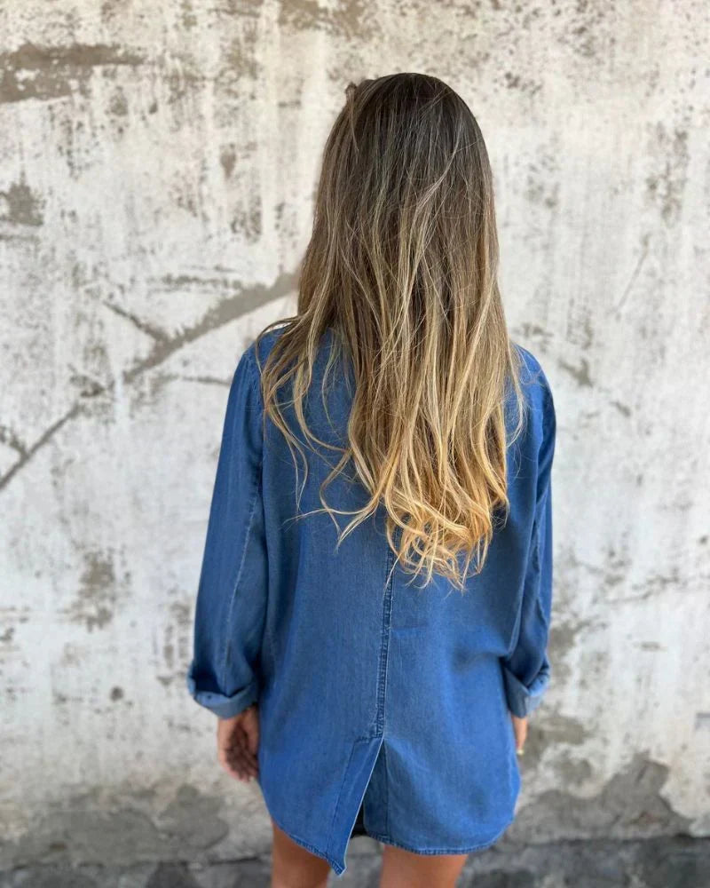 Lea | Blazer élégant pour femmes en denim classique