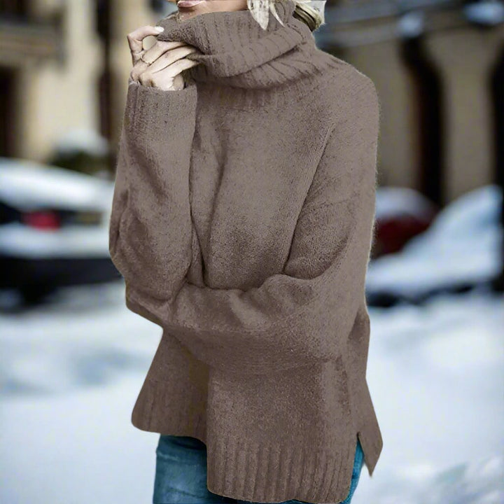 Pull à col roulé élégant, confortable et intemporel pour femmes