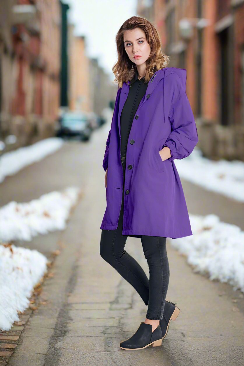 Imperméable, long et stylé pour femmes