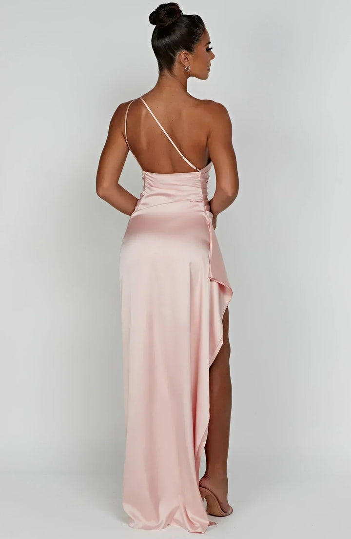 Violetta | Robe Maxi Épaule Dénudée Femme