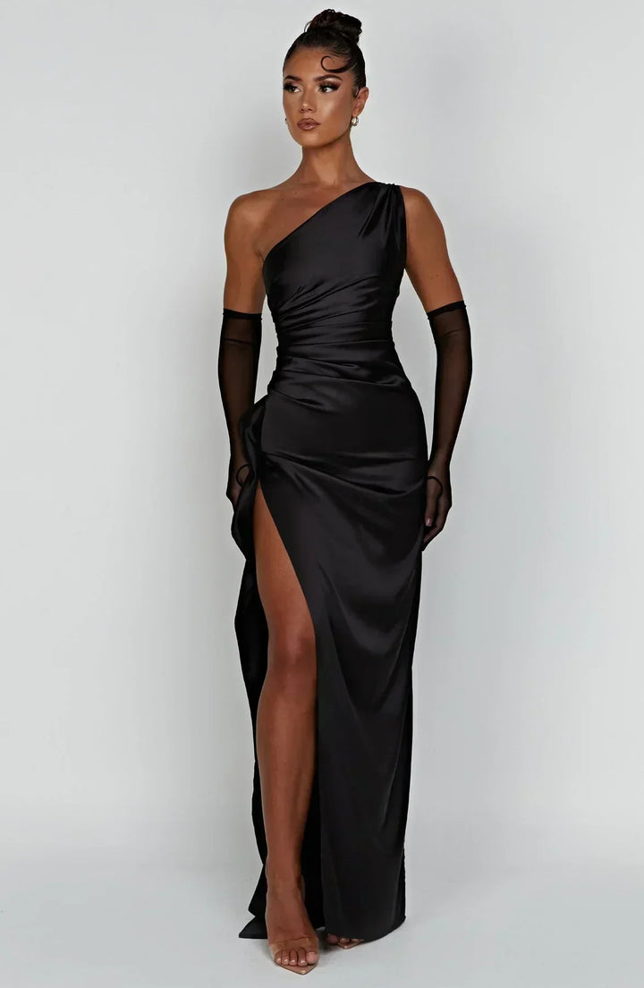 Violetta | Robe Maxi Épaule Dénudée Femme