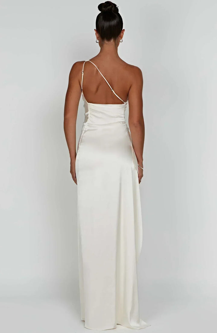Violetta | Robe Maxi Épaule Dénudée Femme