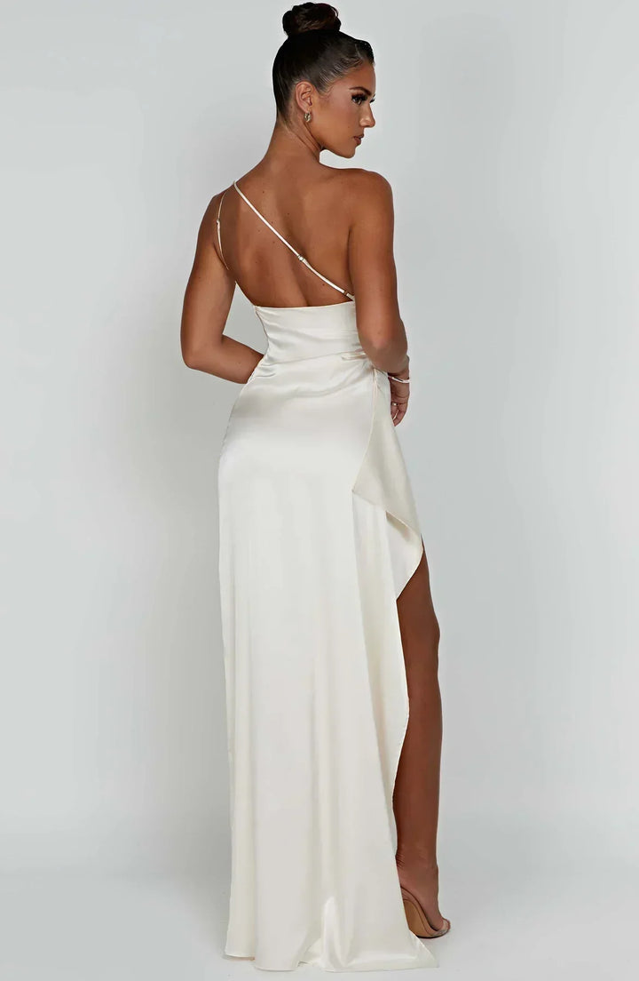 Violetta | Robe Maxi Épaule Dénudée Femme