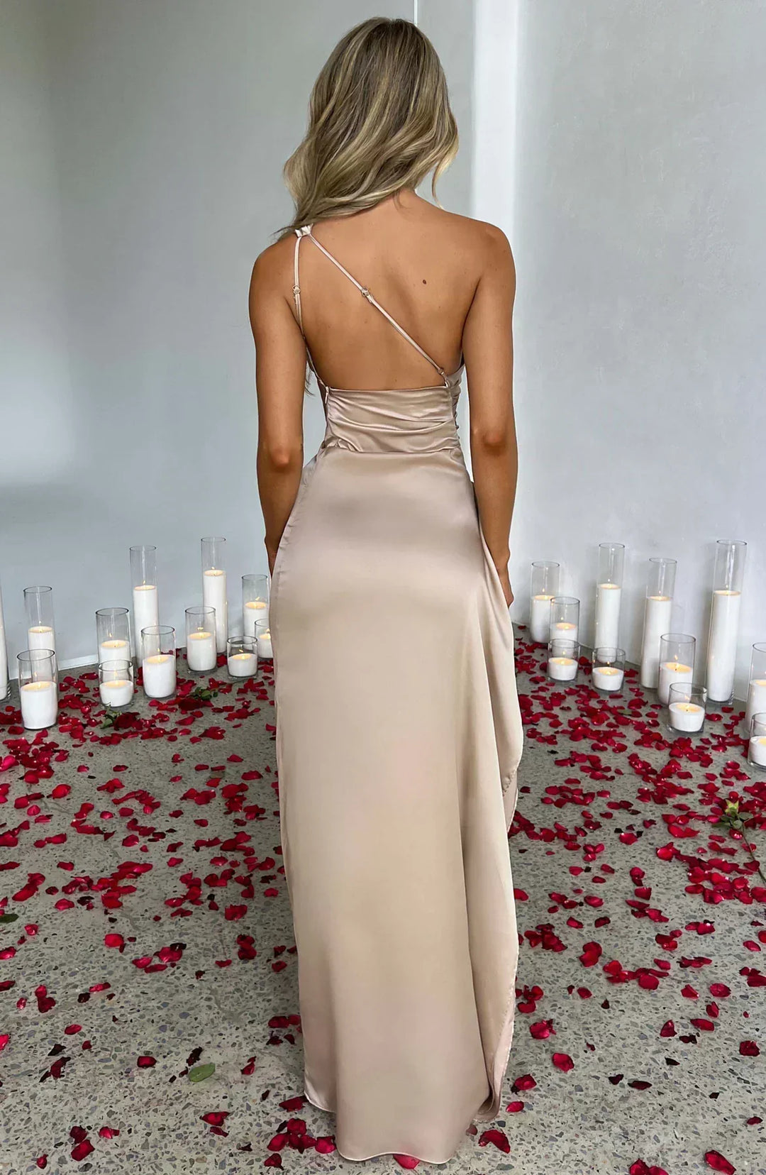 Violetta | Robe Maxi Épaule Dénudée Femme