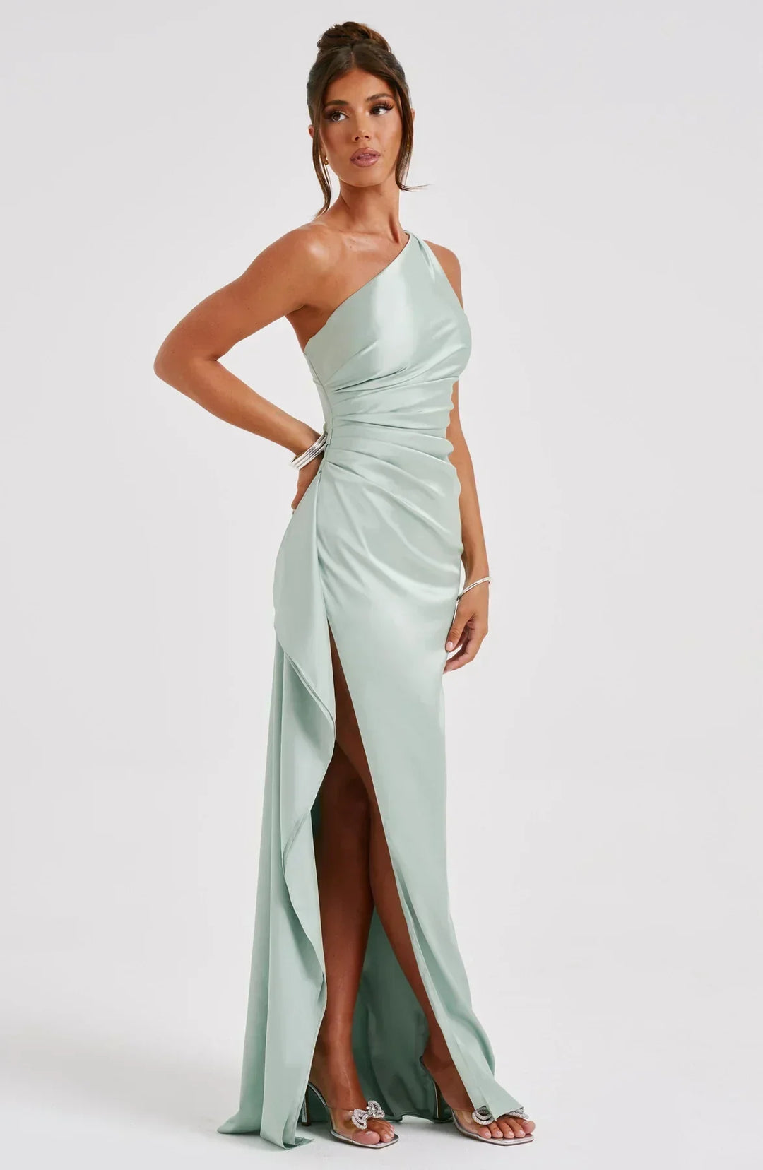 Violetta | Robe Maxi Épaule Dénudée Femme