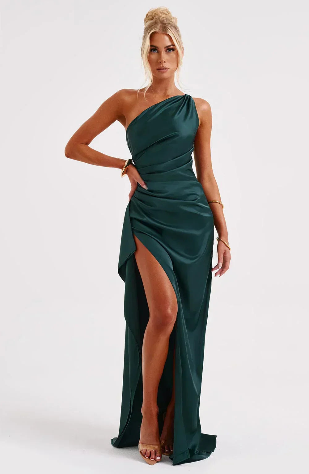Violetta | Robe Maxi Épaule Dénudée Femme