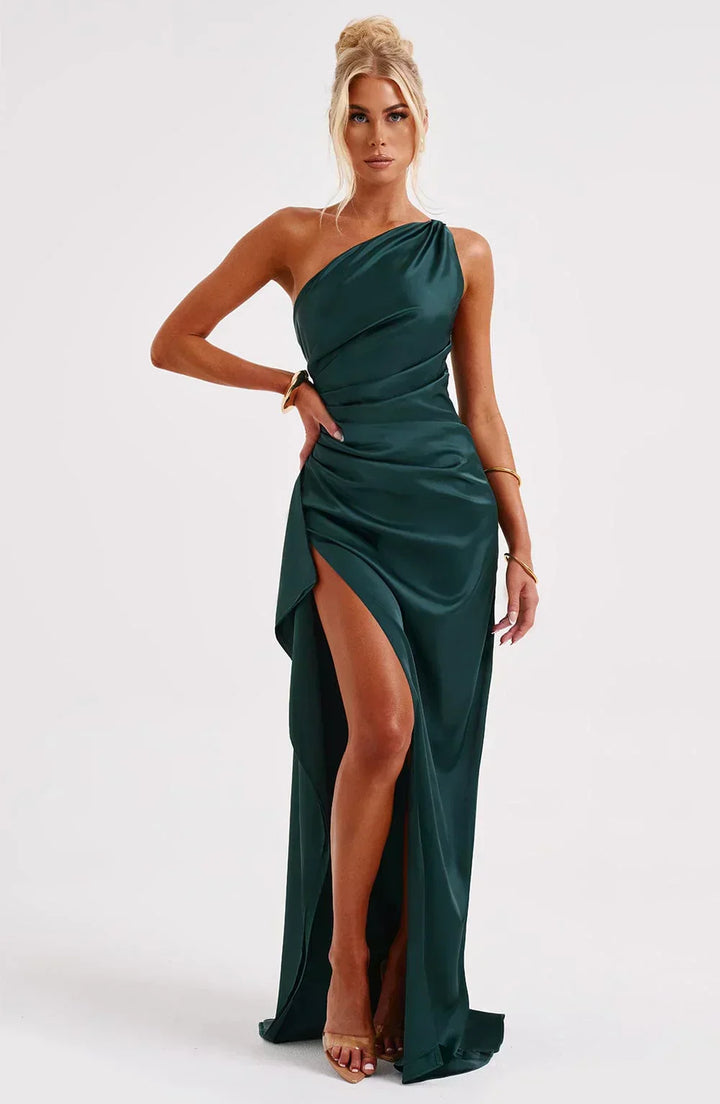 Violetta | Robe Maxi Épaule Dénudée Femme