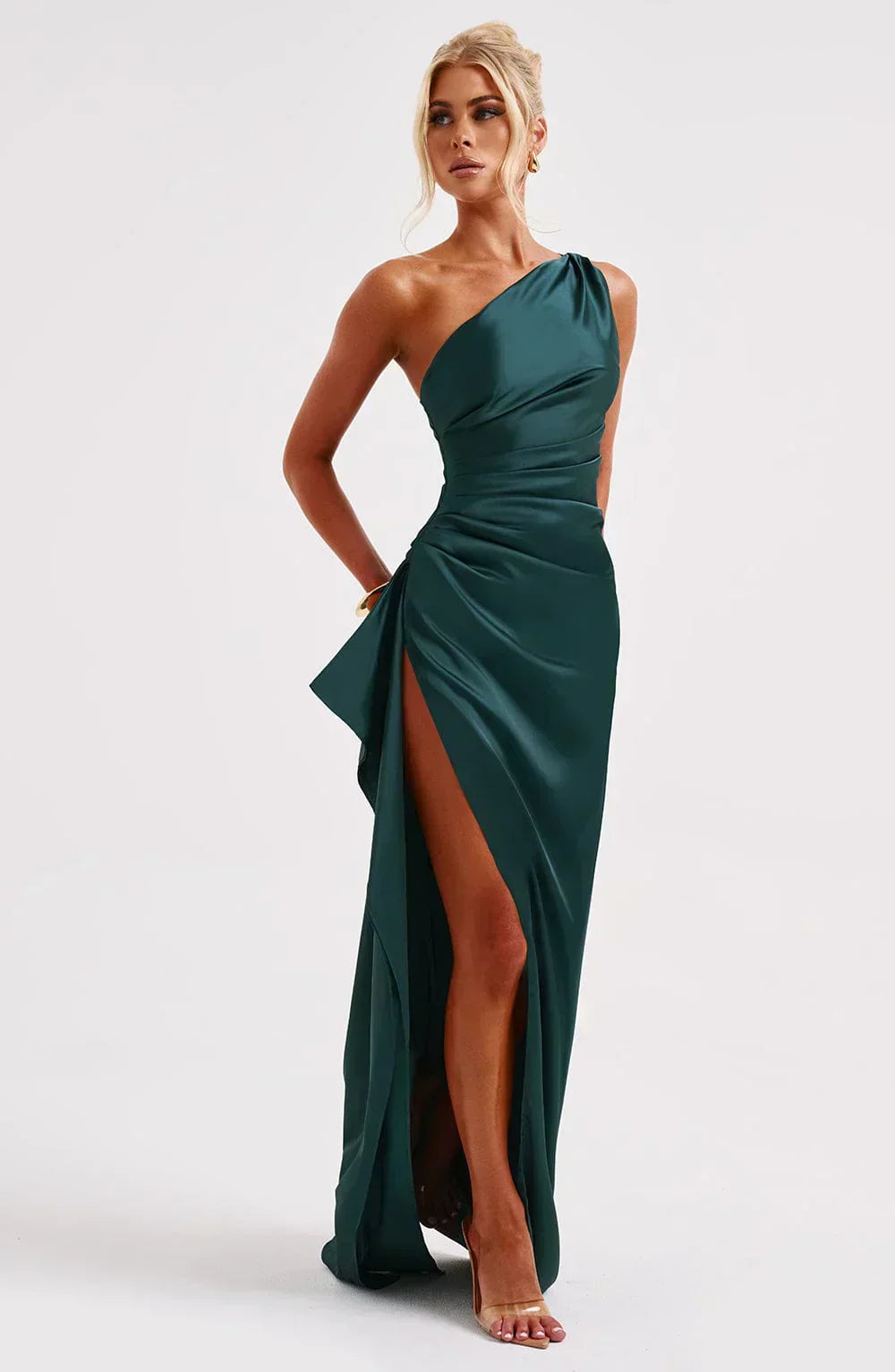 Violetta | Robe Maxi Épaule Dénudée Femme