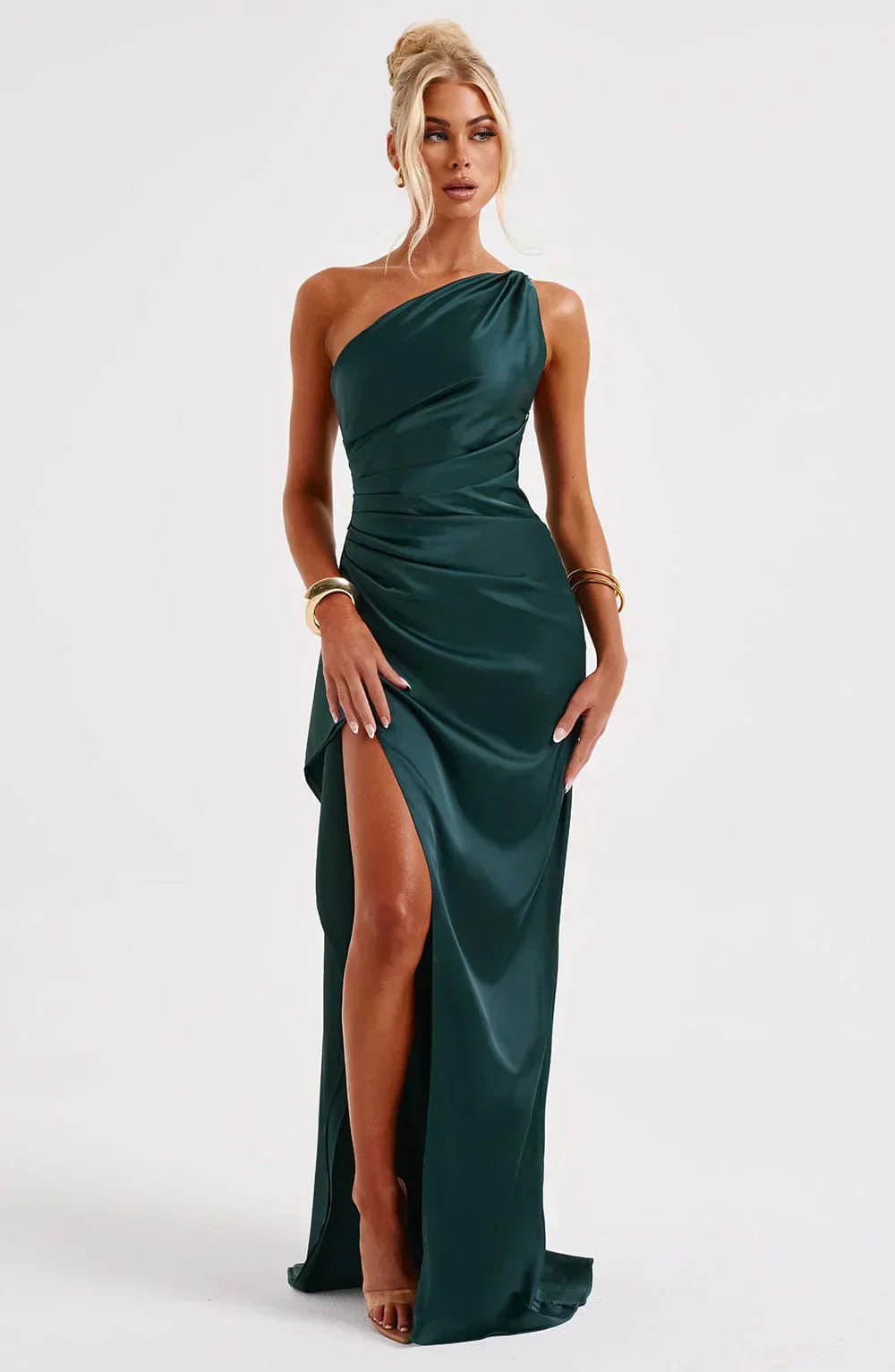 Violetta | Robe Maxi Épaule Dénudée Femme