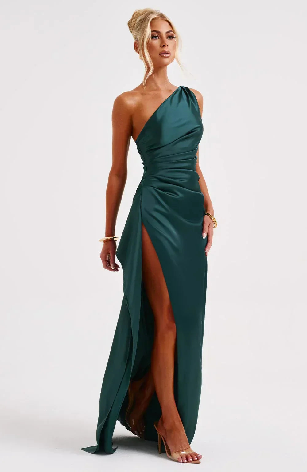 Violetta | Robe Maxi Épaule Dénudée Femme
