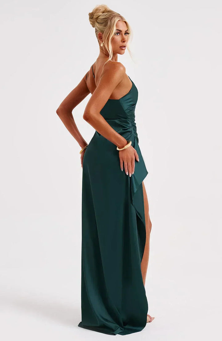 Violetta | Robe Maxi Épaule Dénudée Femme