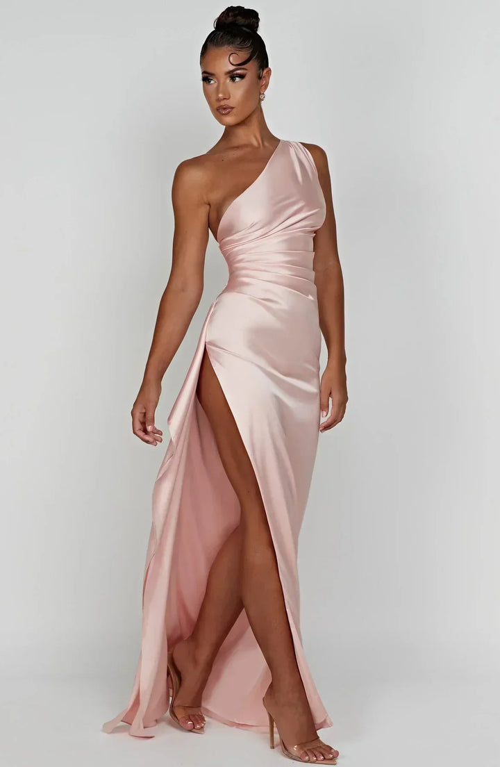Violetta | Robe Maxi Épaule Dénudée Femme