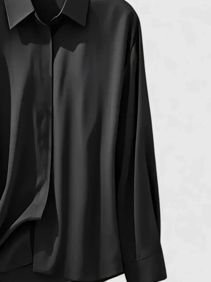 Vivienne | Blouse à manches longues pour femmes avec col