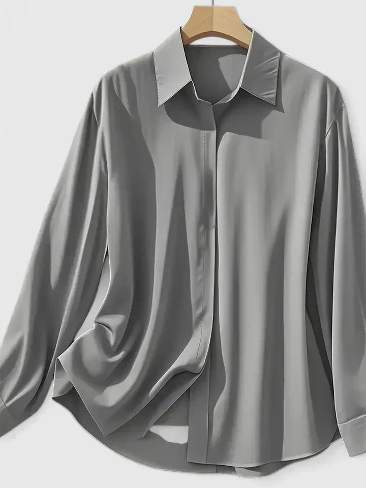 Vivienne | Blouse à manches longues pour femmes avec col