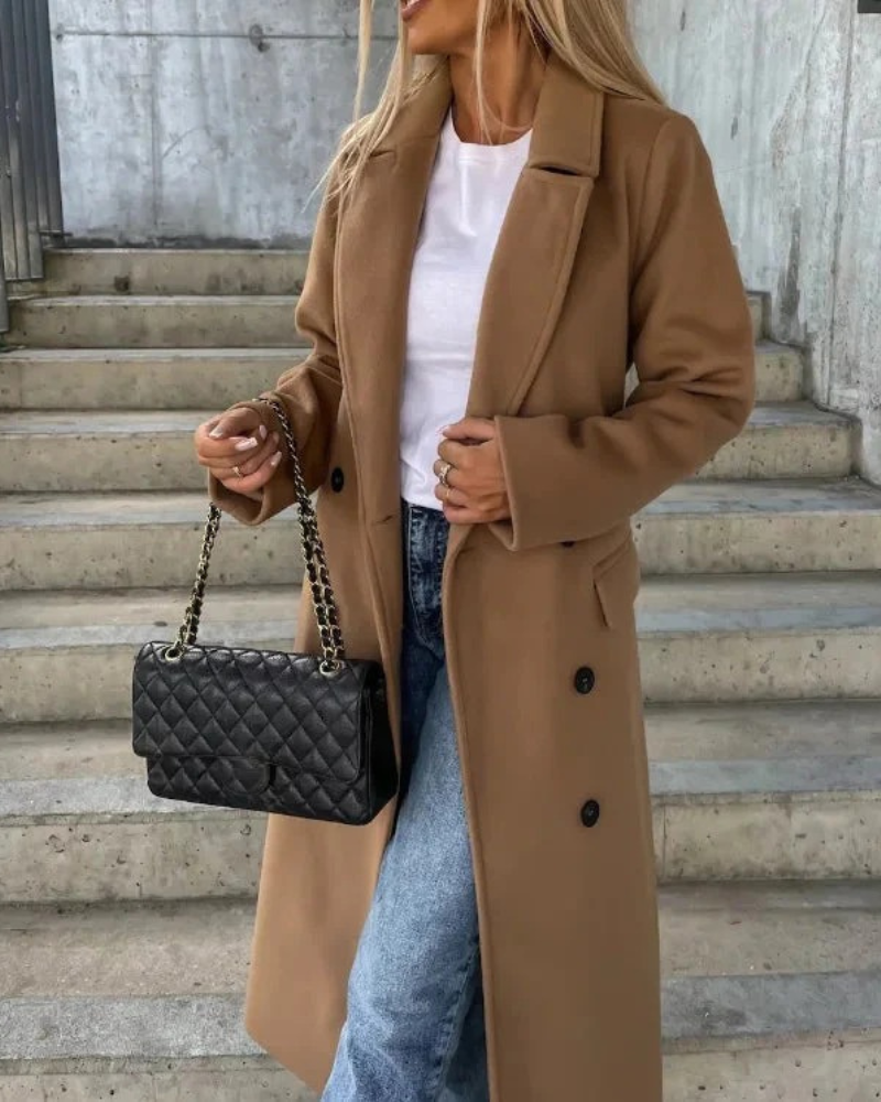 Manteau Vintage Chaud pour Femmes | Long
