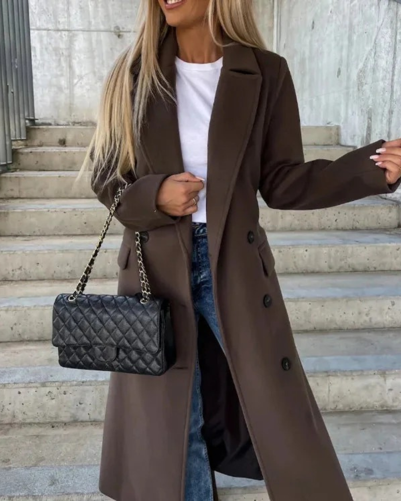 Manteau Vintage Chaud pour Femmes | Long