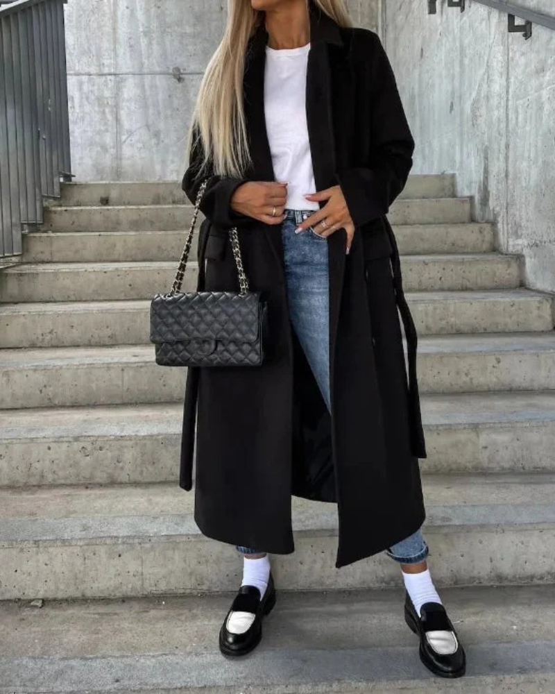 Manteau Vintage Chaud pour Femmes | Long