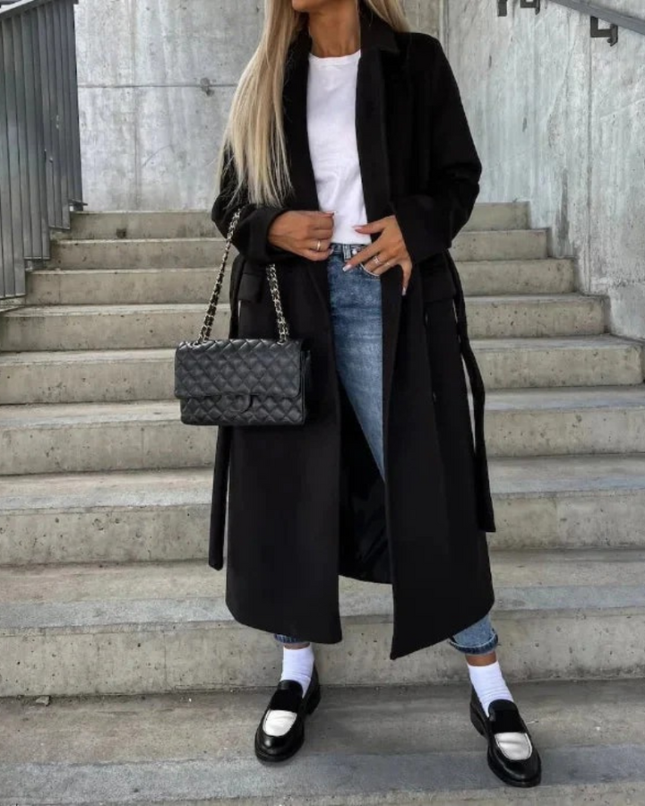 Manteau Vintage Chaud pour Femmes | Long