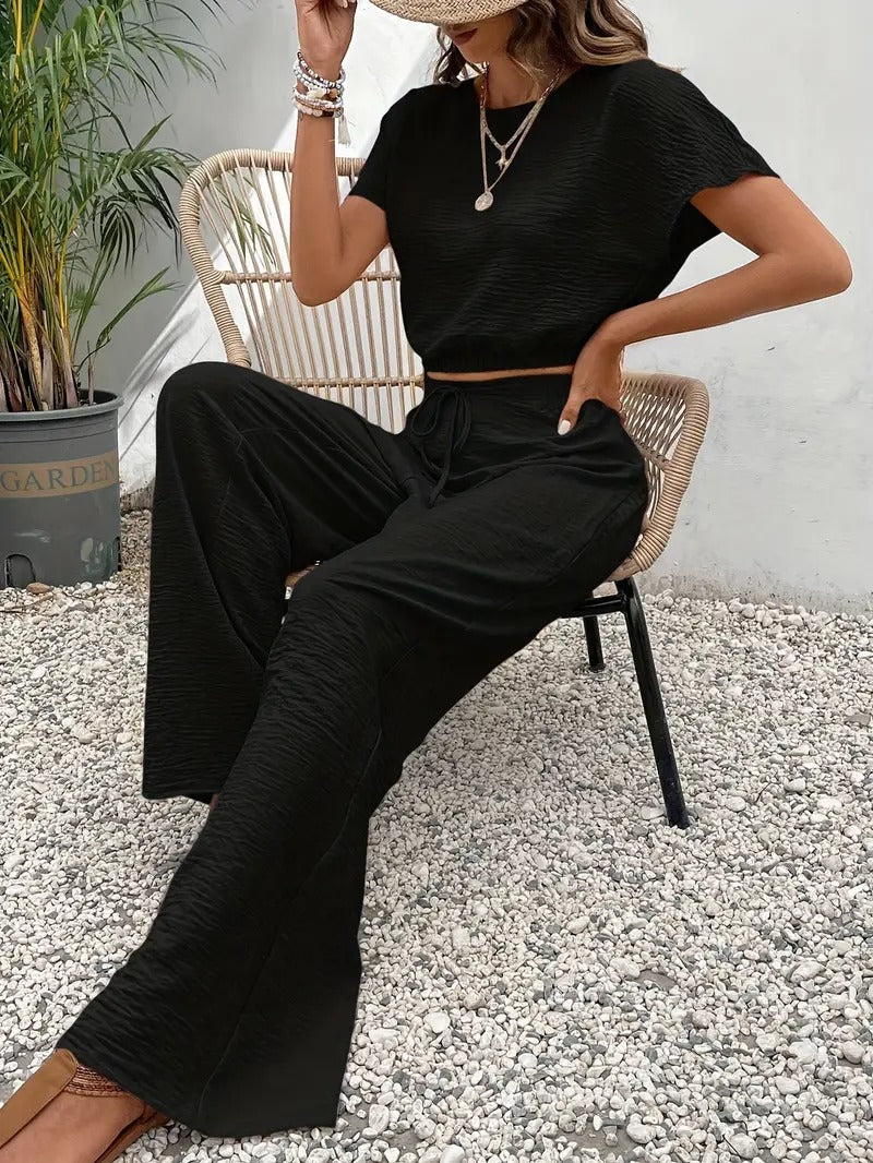 Ensemble d'été à la mode pour femmes | Pantalon et haut