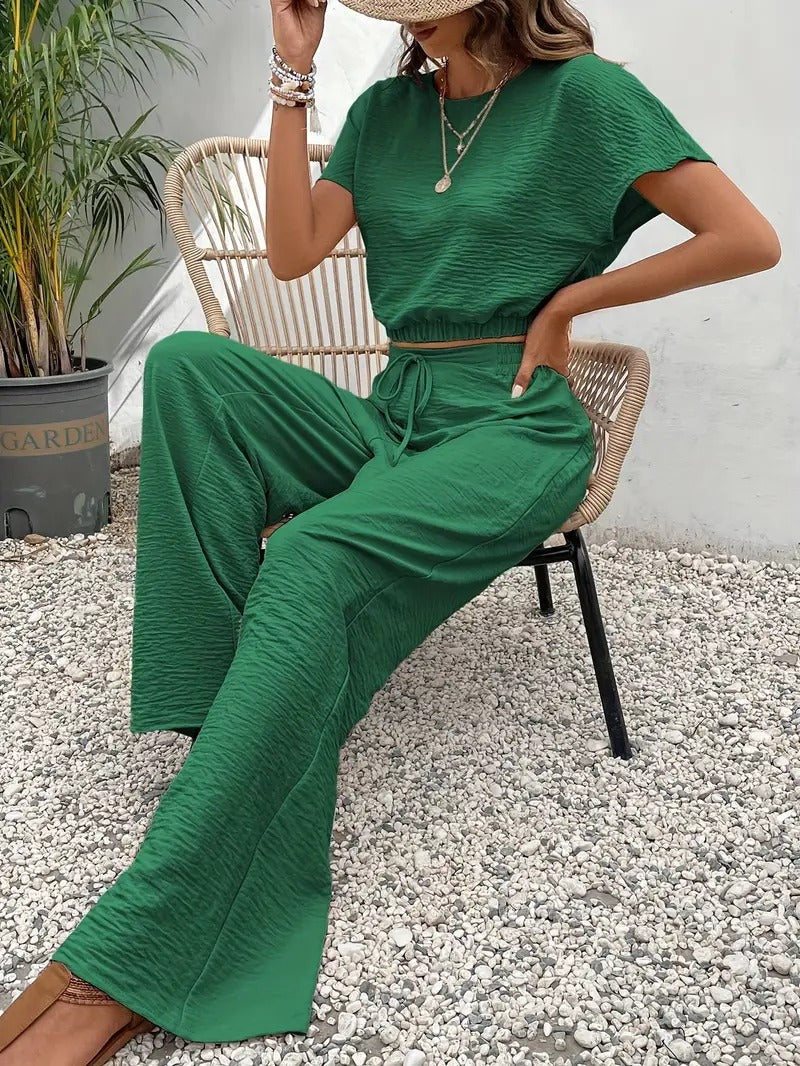 Ensemble d'été à la mode pour femmes | Pantalon et haut