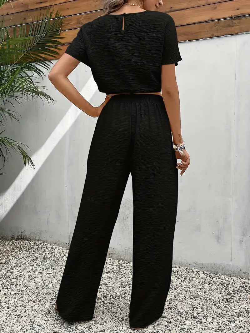 Ensemble d'été à la mode pour femmes | Pantalon et haut