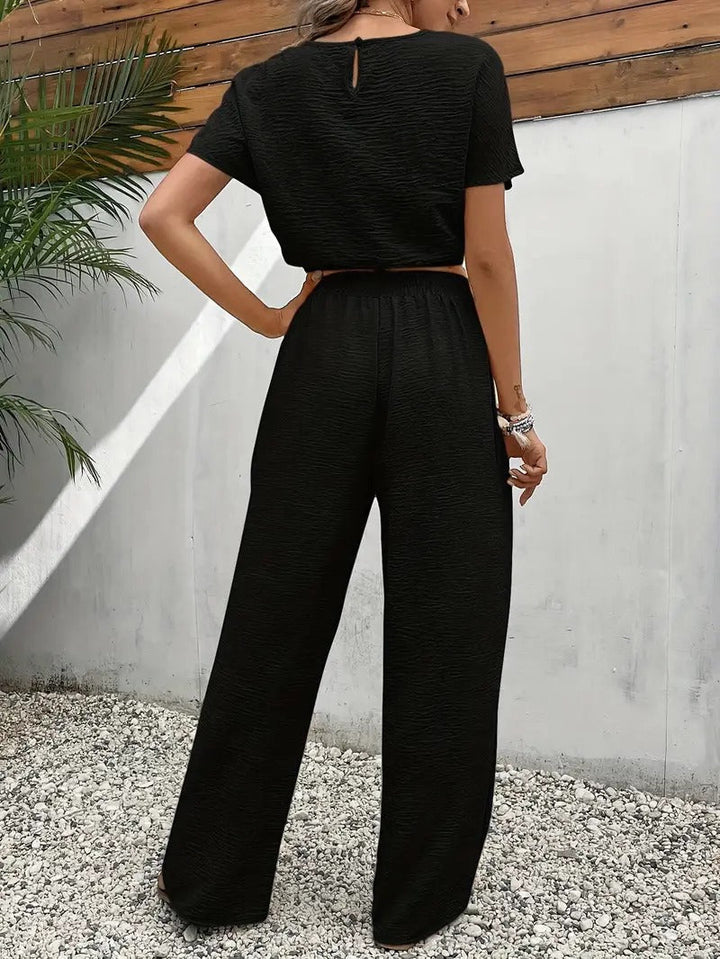 Ensemble d'été à la mode pour femmes | Pantalon et haut