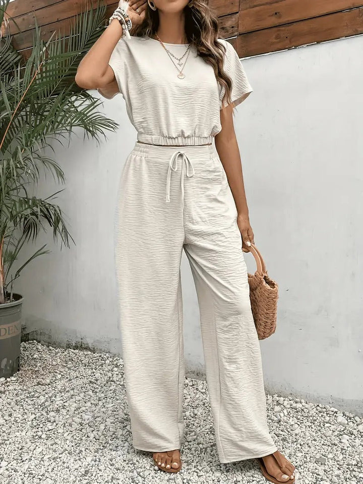 Ensemble d'été à la mode pour femmes | Pantalon et haut