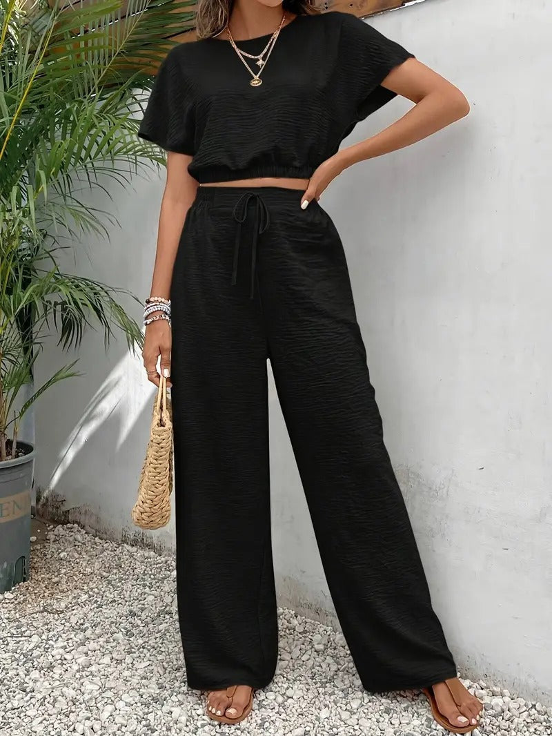 Ensemble d'été à la mode pour femmes | Pantalon et haut