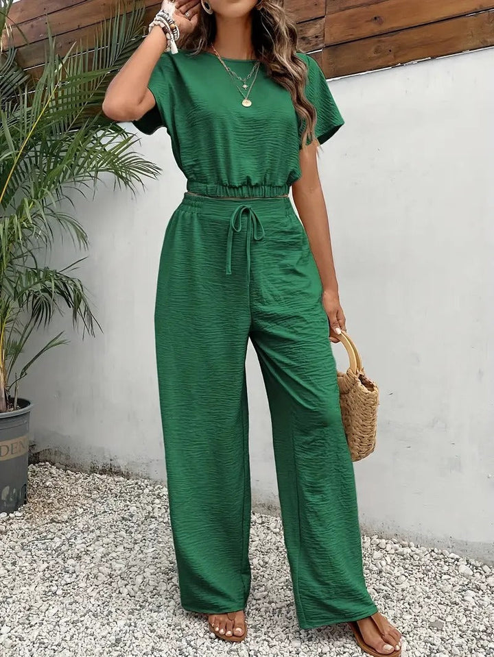 Ensemble d'été à la mode pour femmes | Pantalon et haut